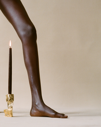 The Totemic Devotion Candlestick with Candles