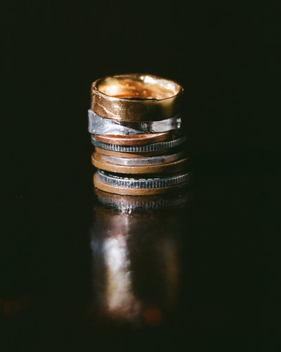 The Star Gazer Ring // Solid Gold