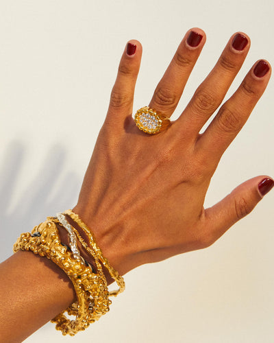 The Ruins, Pavée Diamond Ring