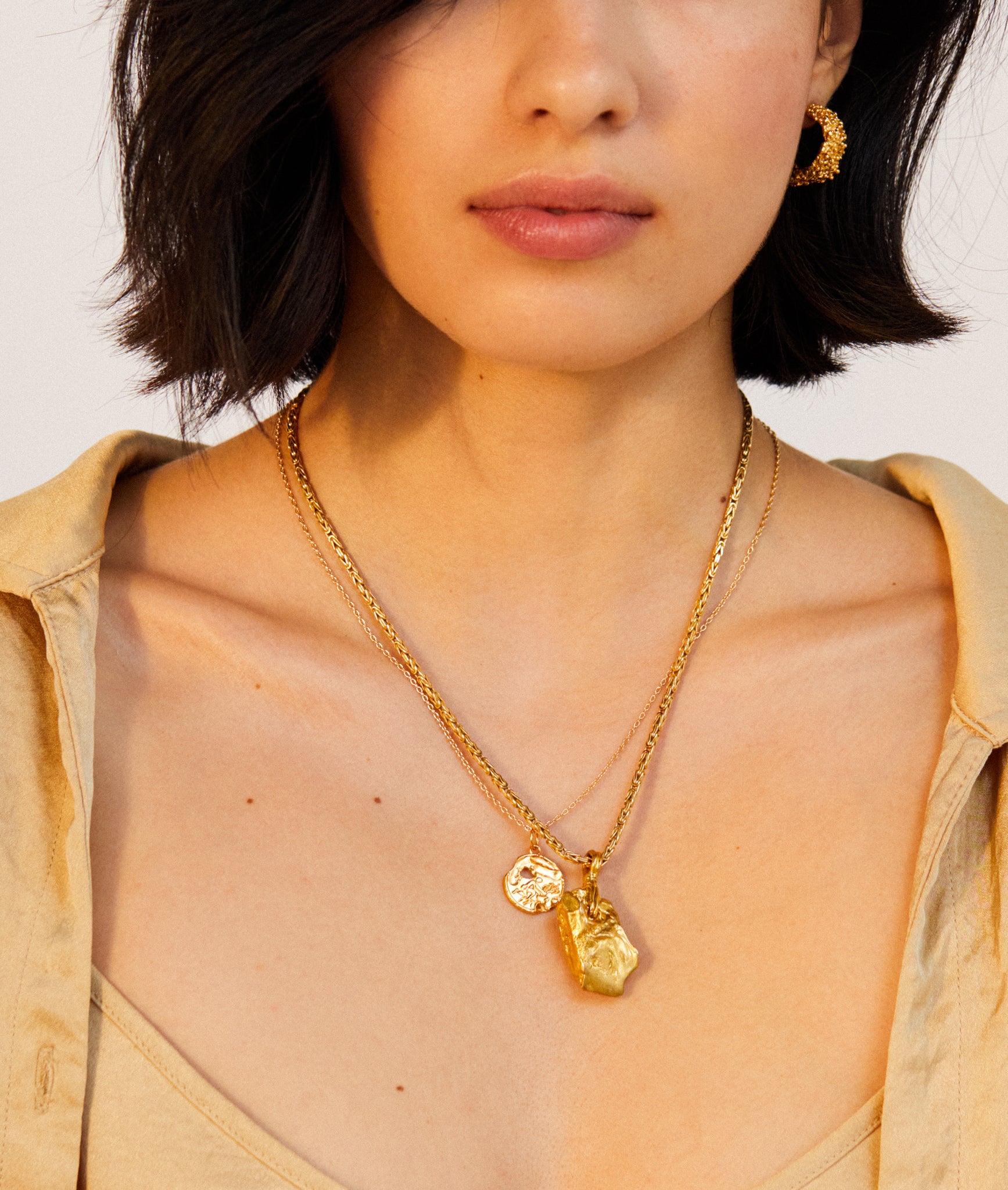 Asian Gold Jewelry】 - Ingot Lucky - Gold Pendant:: Pure Gold 9999 - Shop  yamo jin jewelry Necklaces - Pinkoi