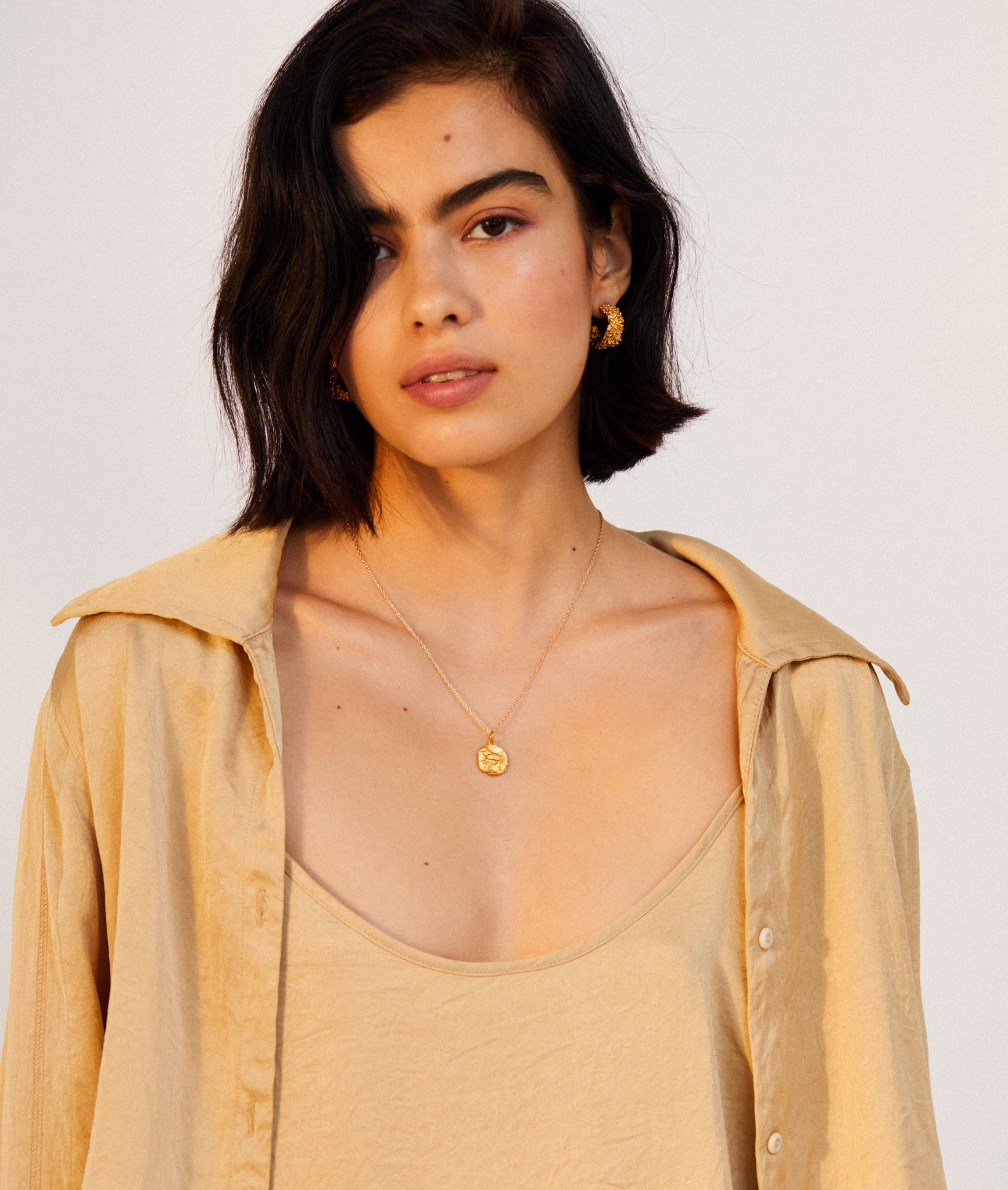 Aries Necklace | 24k Gold-Plated Zodiac Pendant | Alighieri