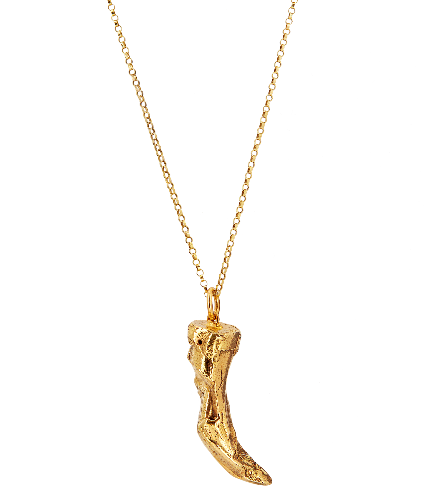 Alighieri Gold Necklace Feline Majesty Detail