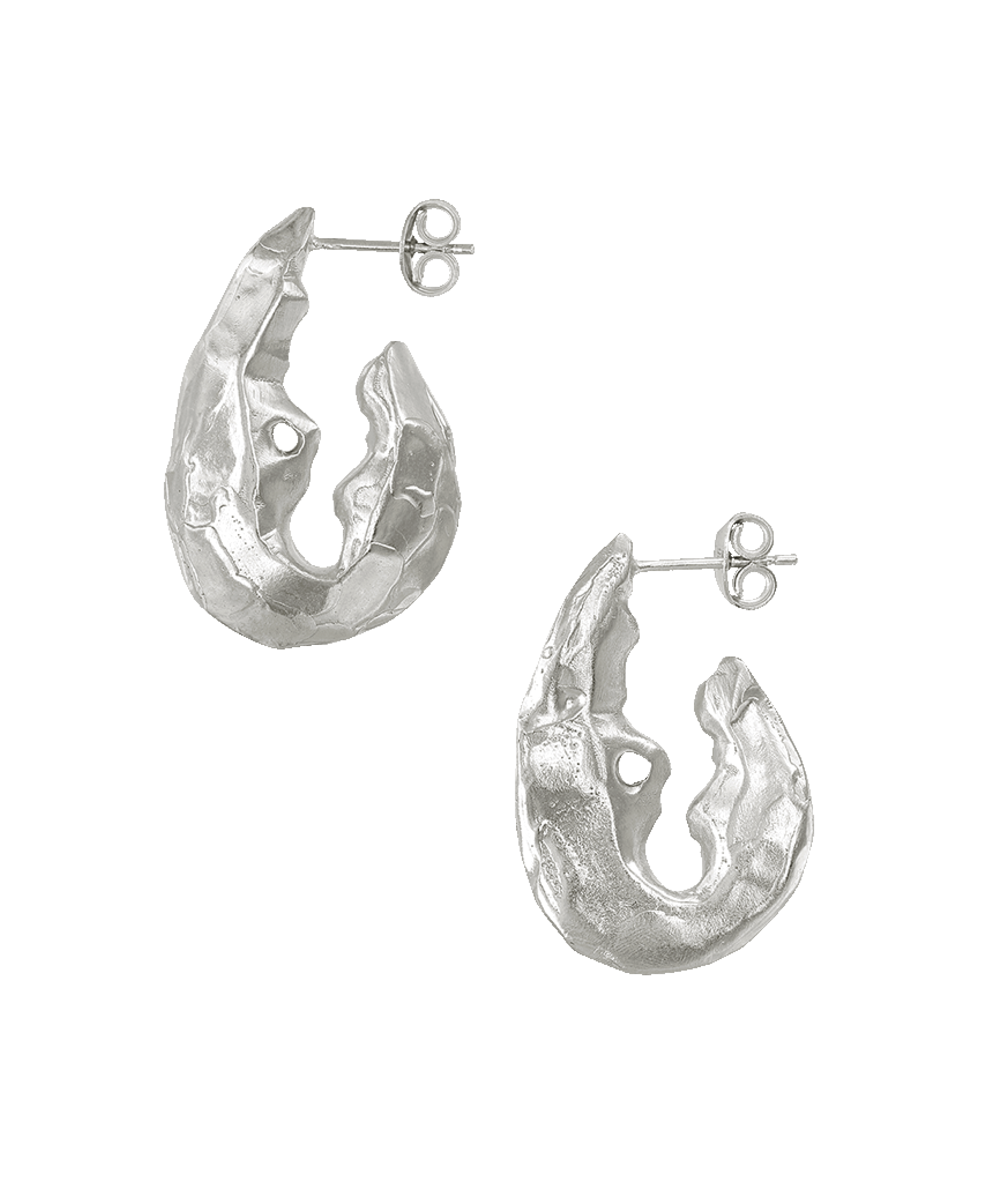 Alighieri Silver Earrings Gilded Crustacean