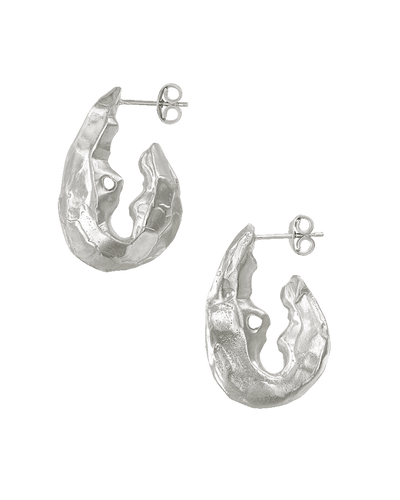 Alighieri Silver Earrings Gilded Crustacean