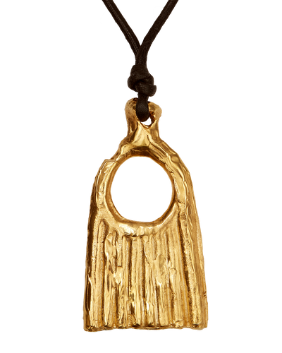 Alighieri Gold Necklace VANITAS Detail
