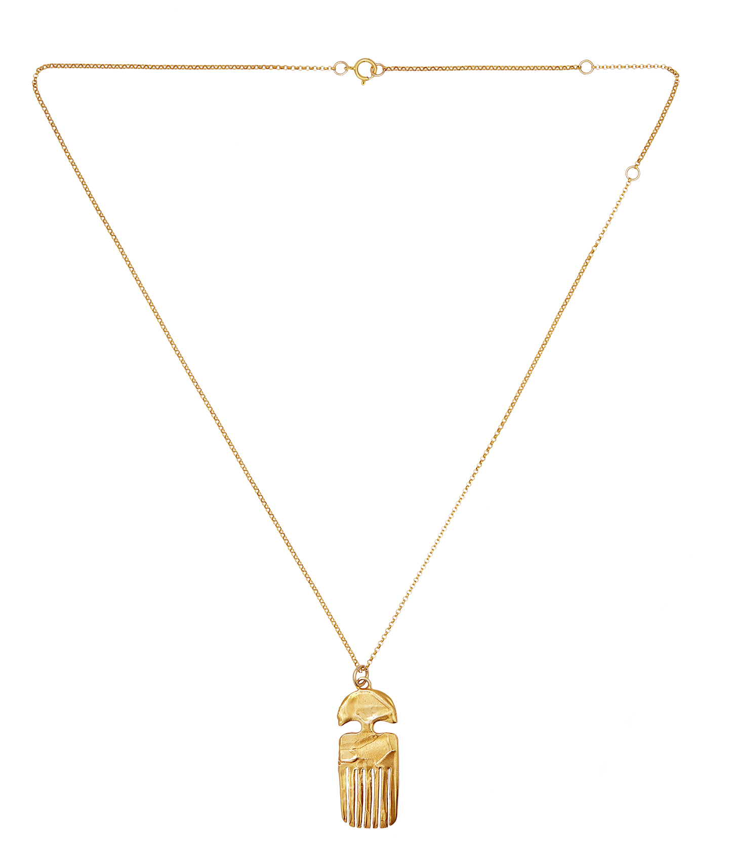 Alighieri Gold Necklace Vanity Comb
