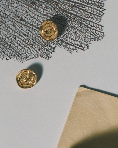 The Gone Fishing Medallion Earrings