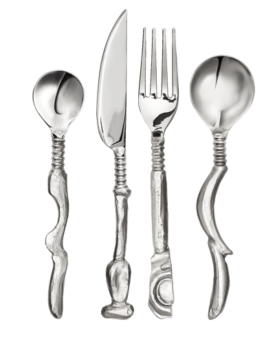 The Totemic Devotion Cutlery Set // Silver
