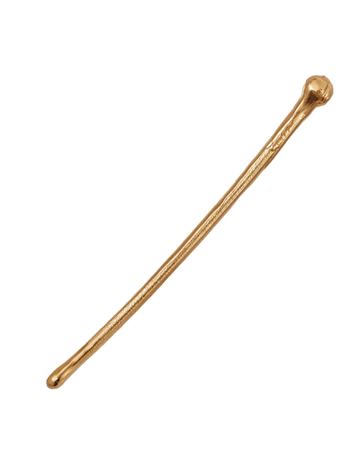 alighieri 24kt gold-plated brooch pin bone