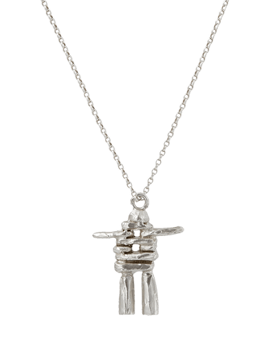 alighieri sterling men's jewellery silver talisman effigy necklace