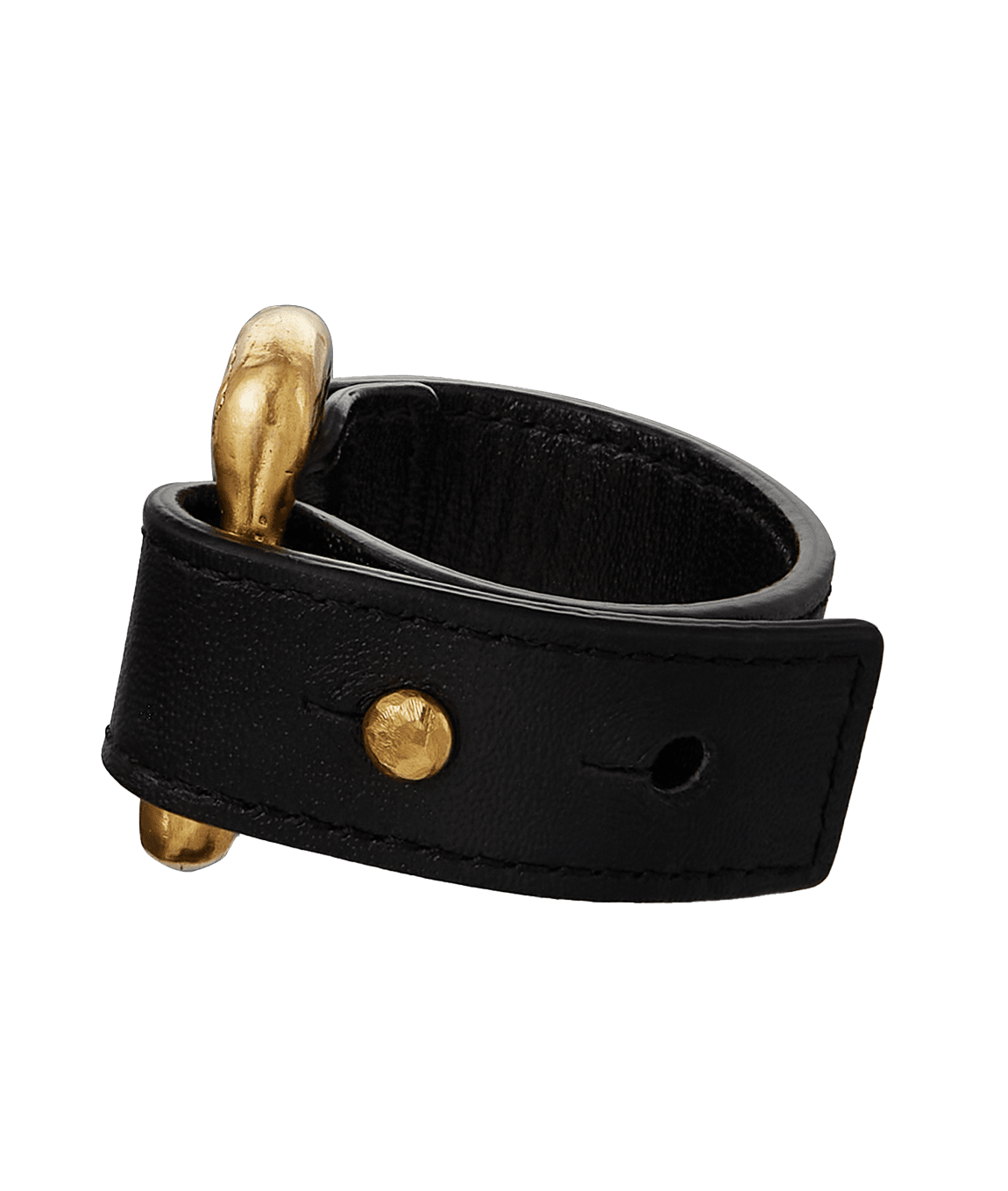 The Link of Wanderlust Leather Cuff
