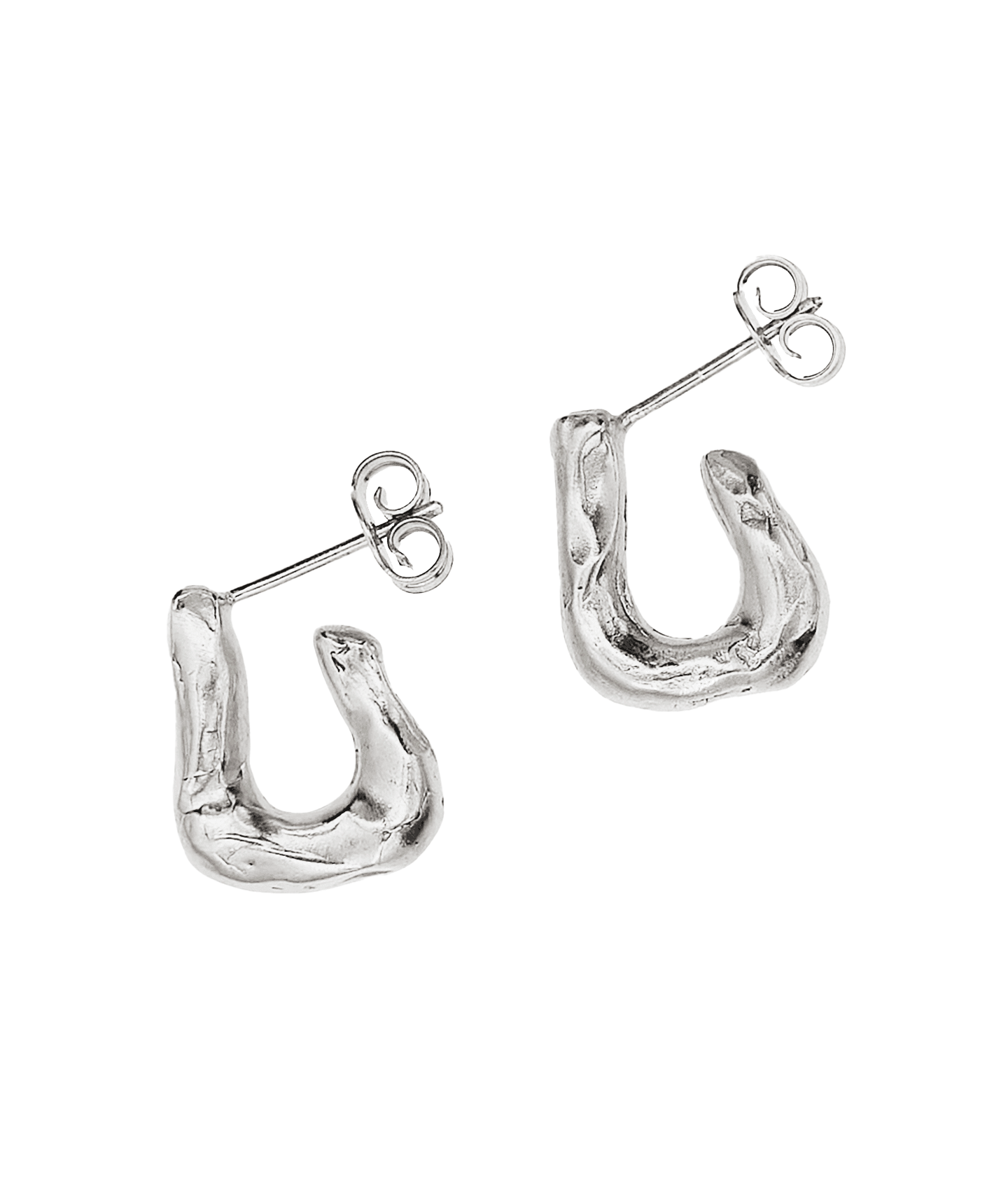 Mini sterling silver hoops online