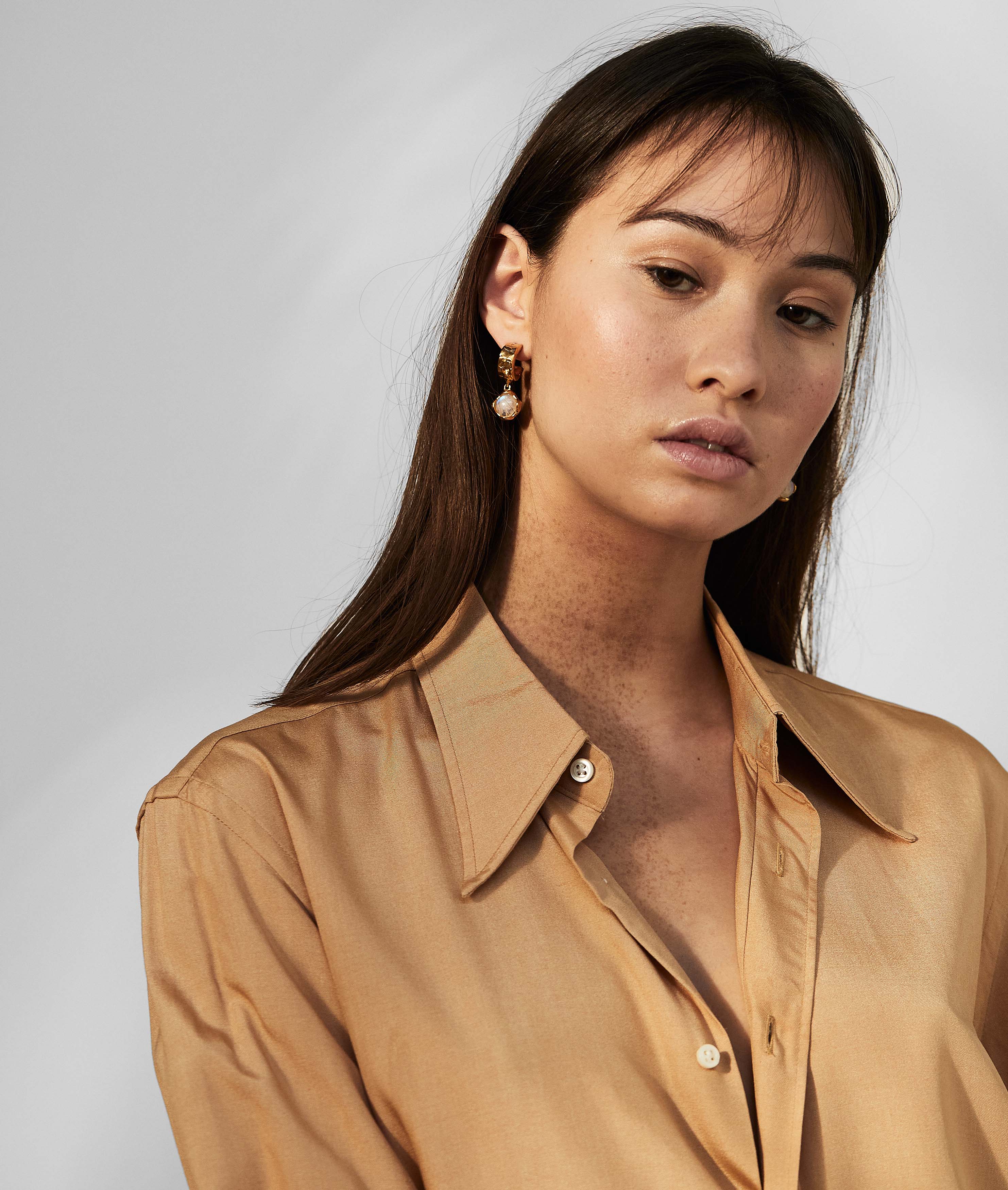 The Light Capture Hoop Earrings