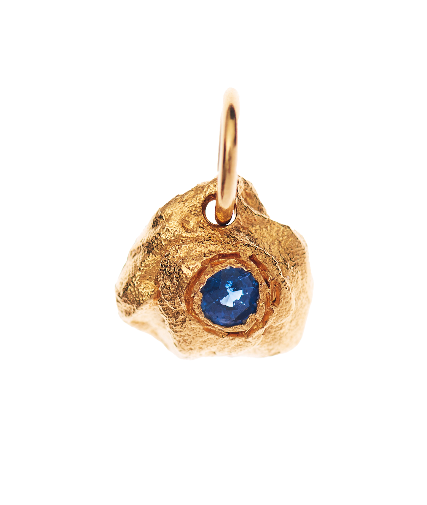 Alighieri Flash of Lightning Gold Sapphire Necklace