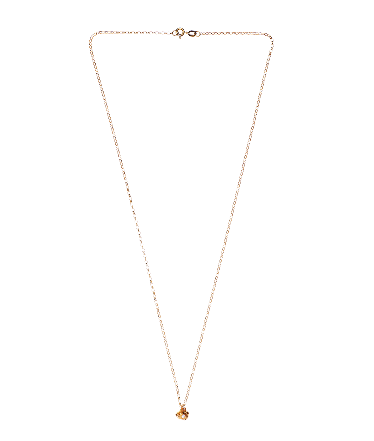 Alighieri Flash of Lightning Gold Diamond Necklace