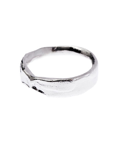 Alighieri men's jewellery Sterling Silver Molten Texture Ring