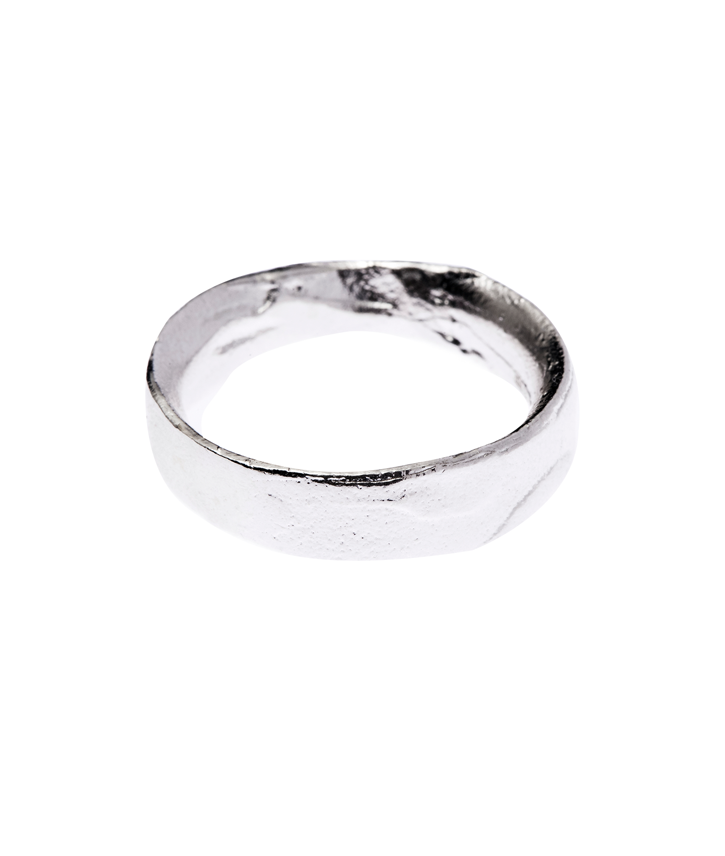 Alighieri Sterling Silver Molten Texture Ring