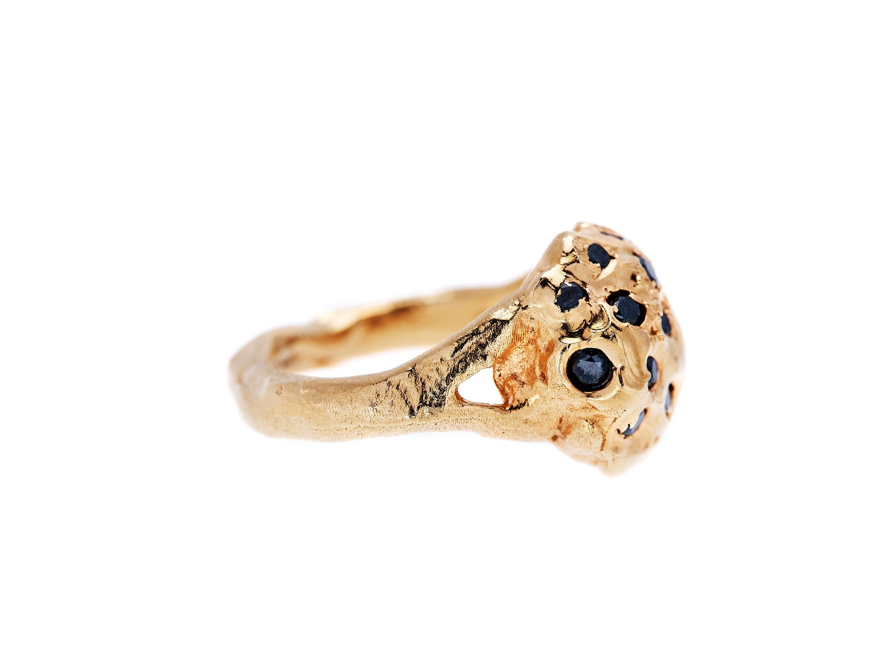 The Black Diamond Dome Ring