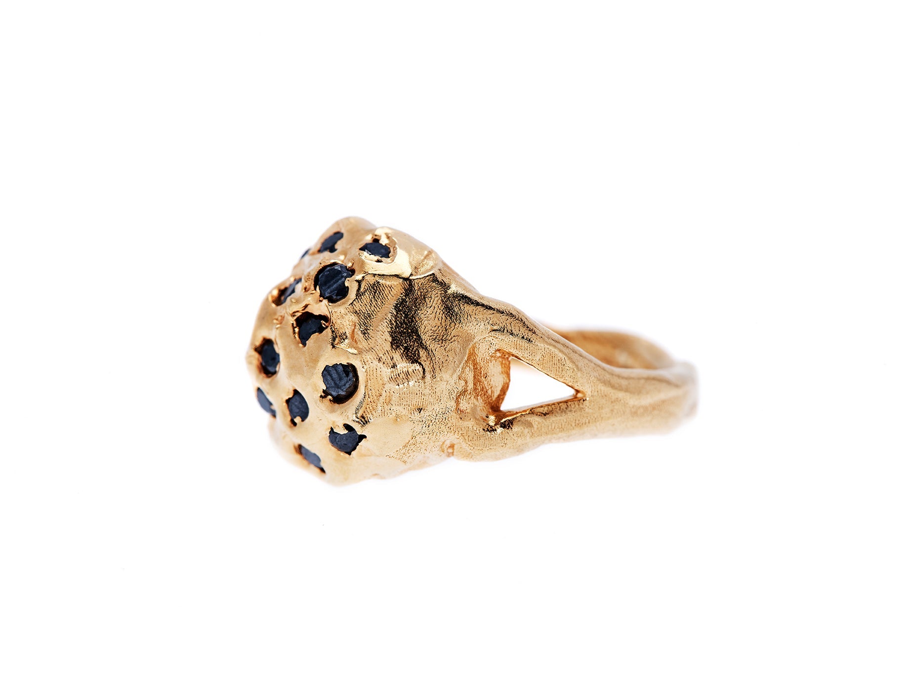The Black Diamond Dome Ring
