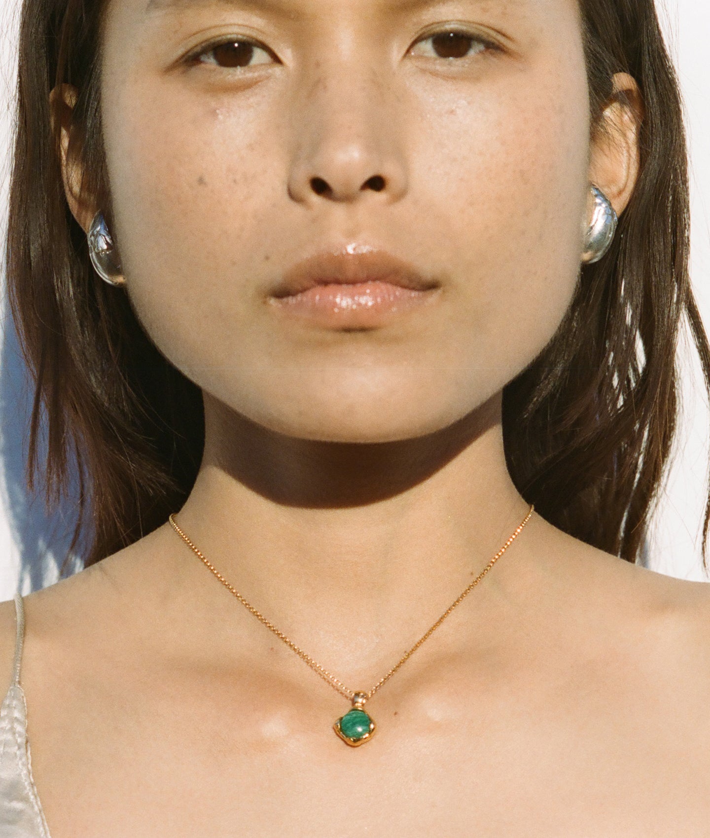 The Eye of the Storm Emerald Necklace
