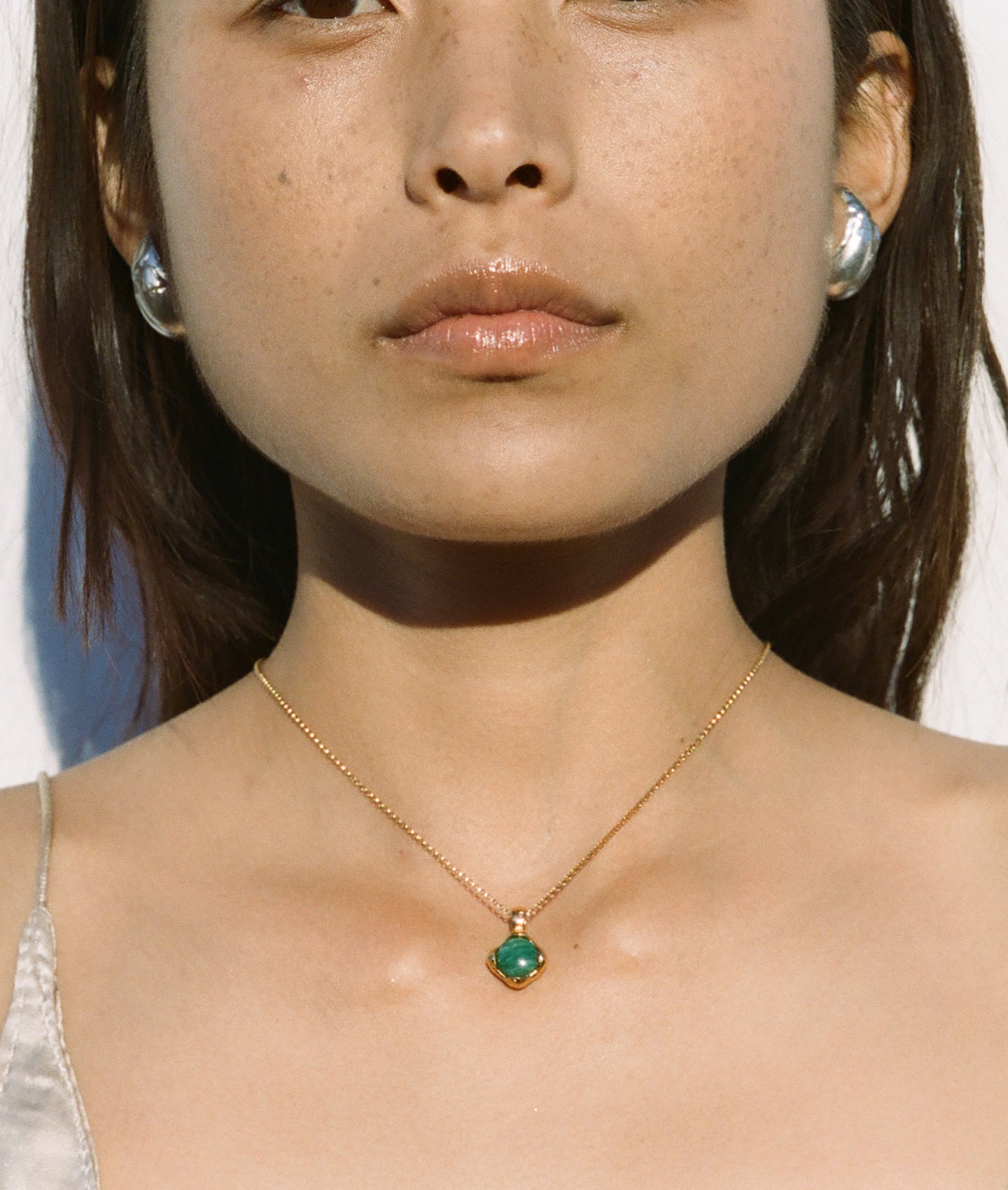 The Eye of the Storm Emerald Necklace