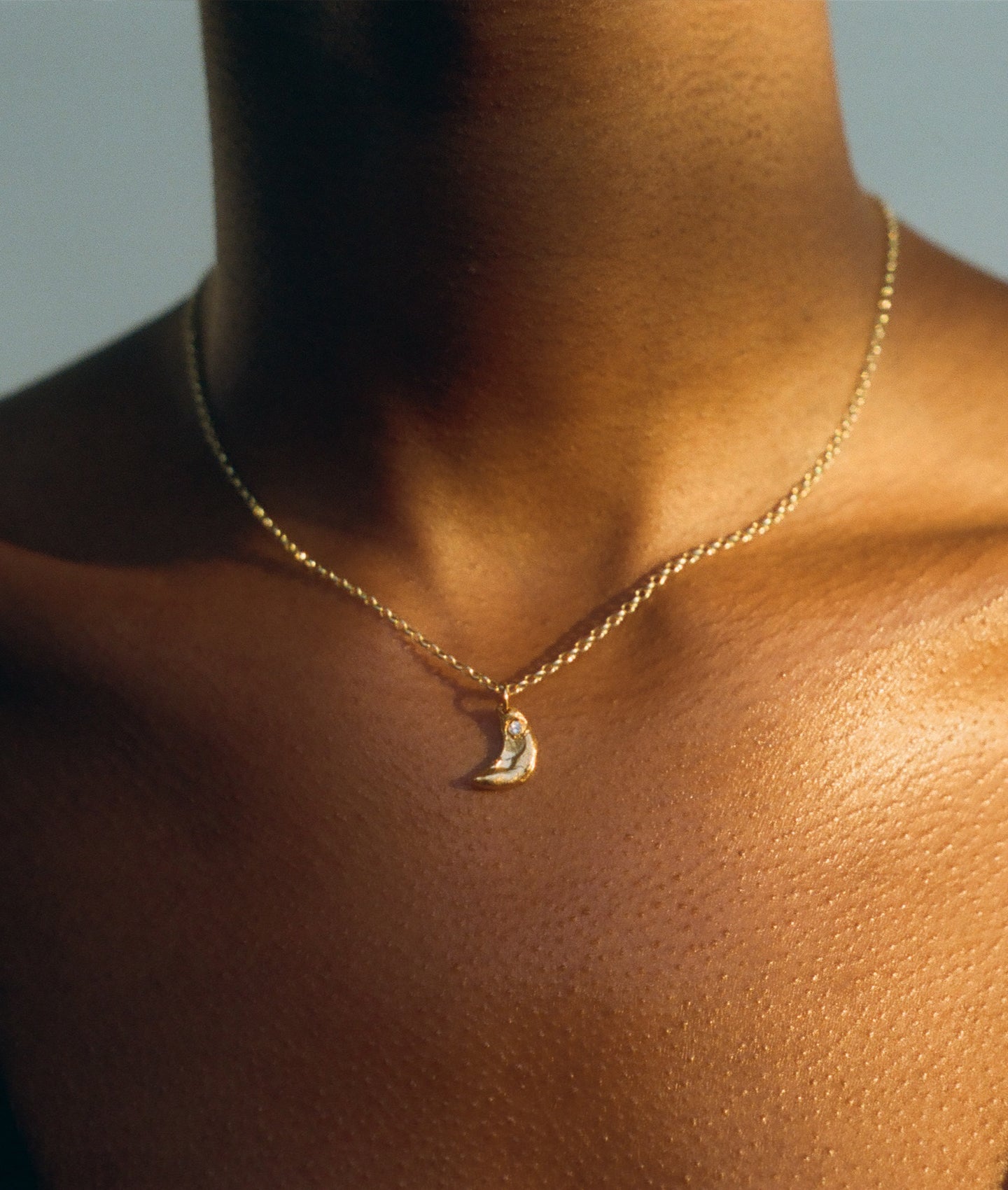 The Faint Moonlight Necklace // Diamond