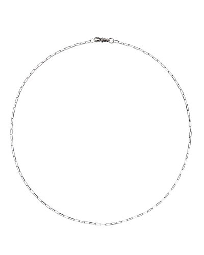 alighieri men's jewellery sterling silver flat chain necklace