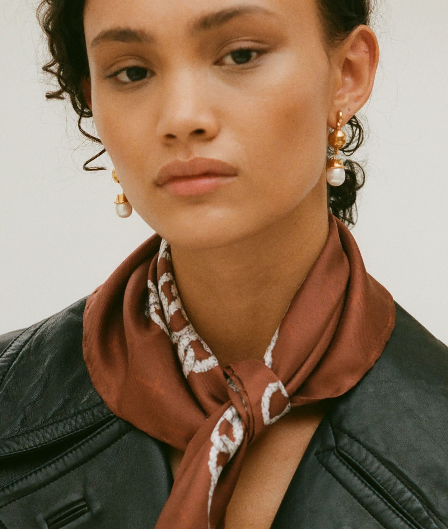 Printed Silk Scarf by Alighieri Jewellery