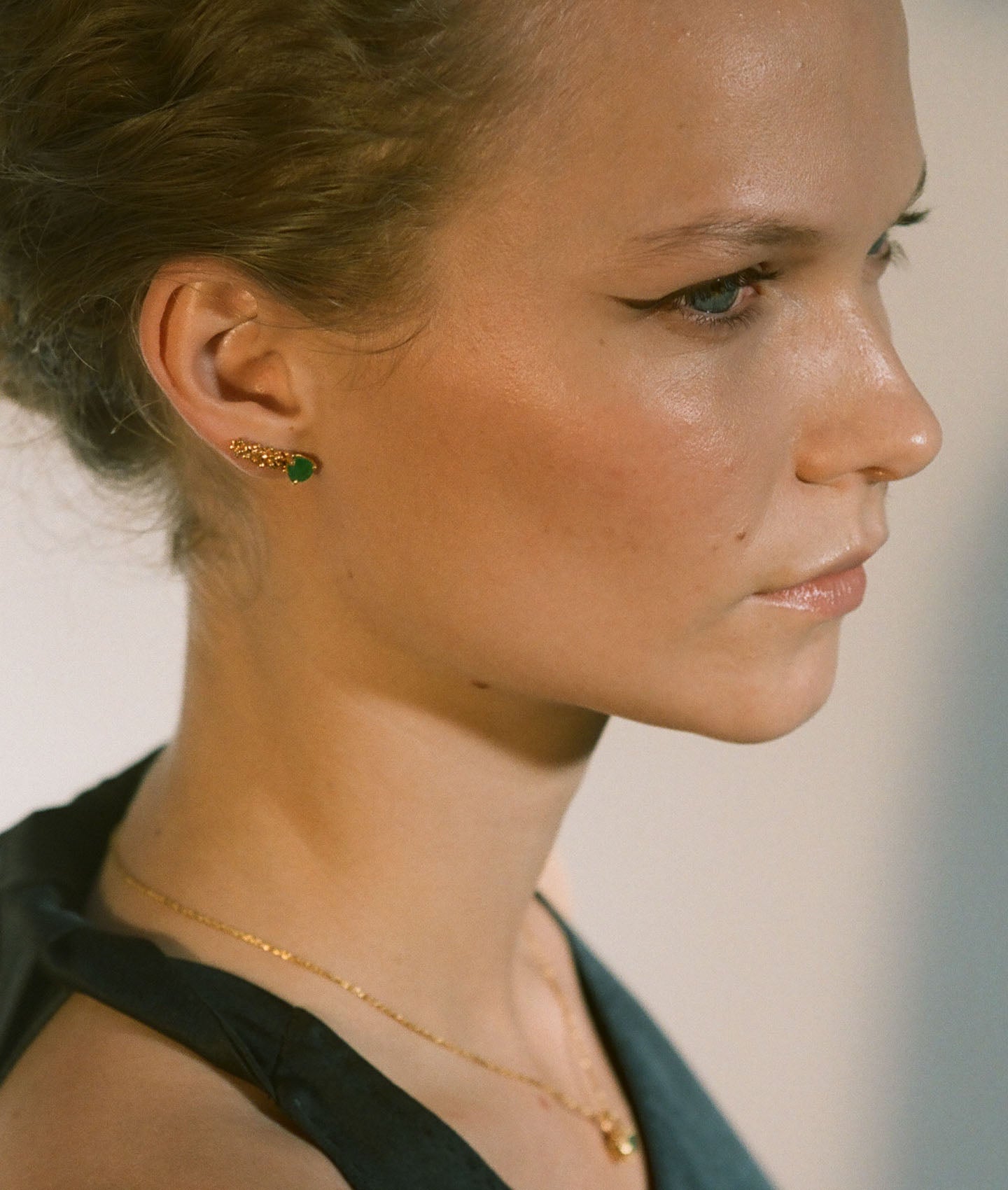 The Emerald Spark Earring Climber
