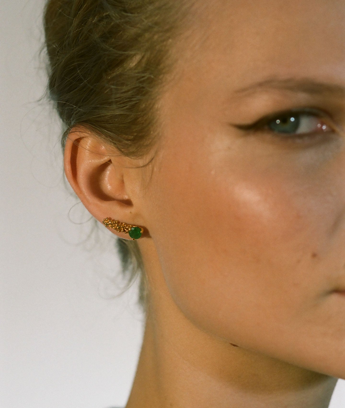 The Emerald Spark Earring Climber