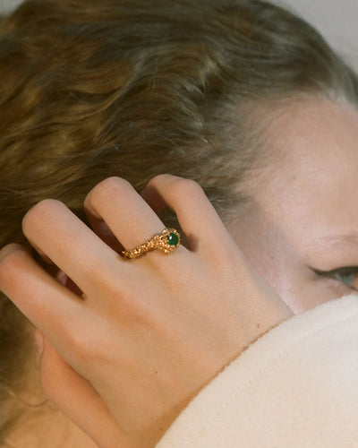 The Emerald Spark Ring