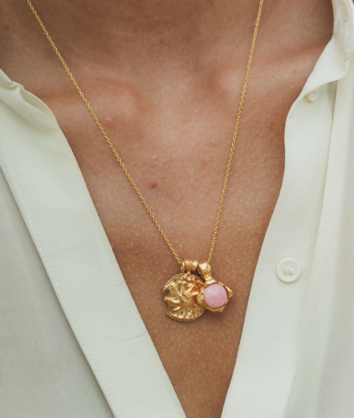 The Heart of the Sun Opal Necklace