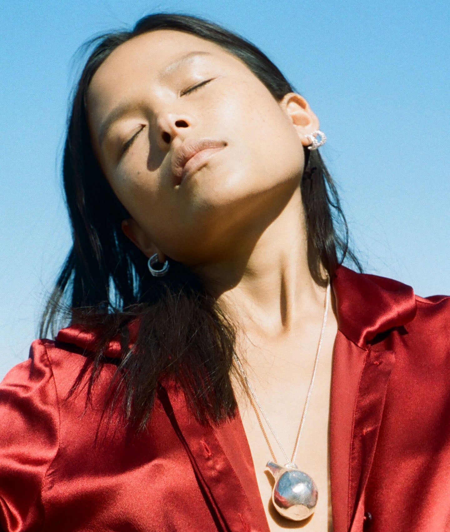The Miniature Crumbling Rock Hoop Earrings
