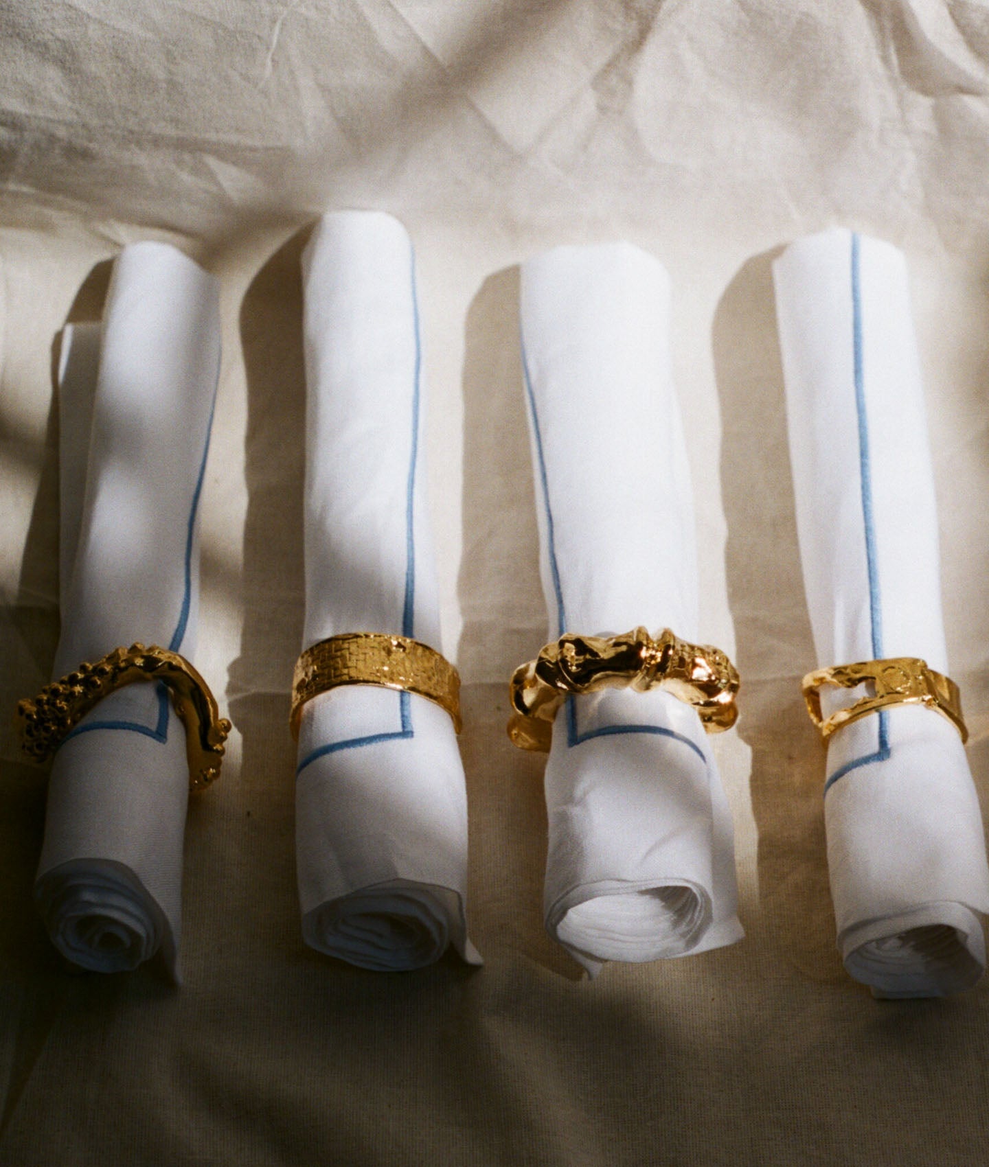 The Woven History Napkin Ring Set