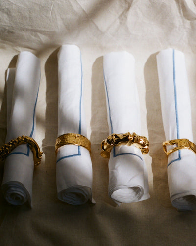 The Woven History Napkin Ring Set