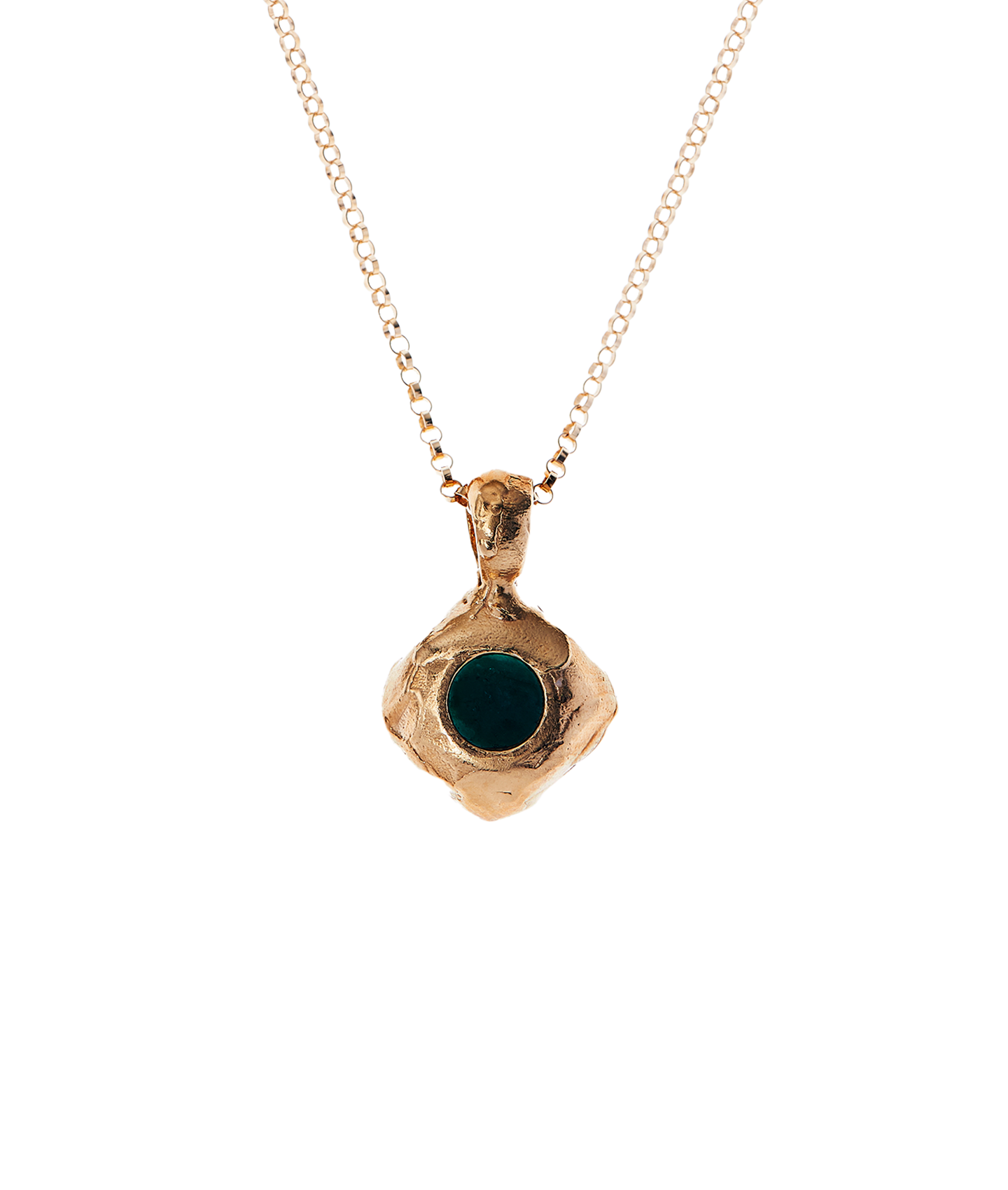 The Eye of the Storm Emerald Necklace