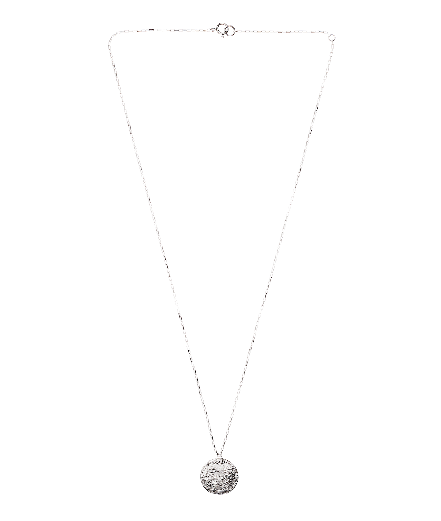 The Medium Snow Lion Medallion // Box Chain