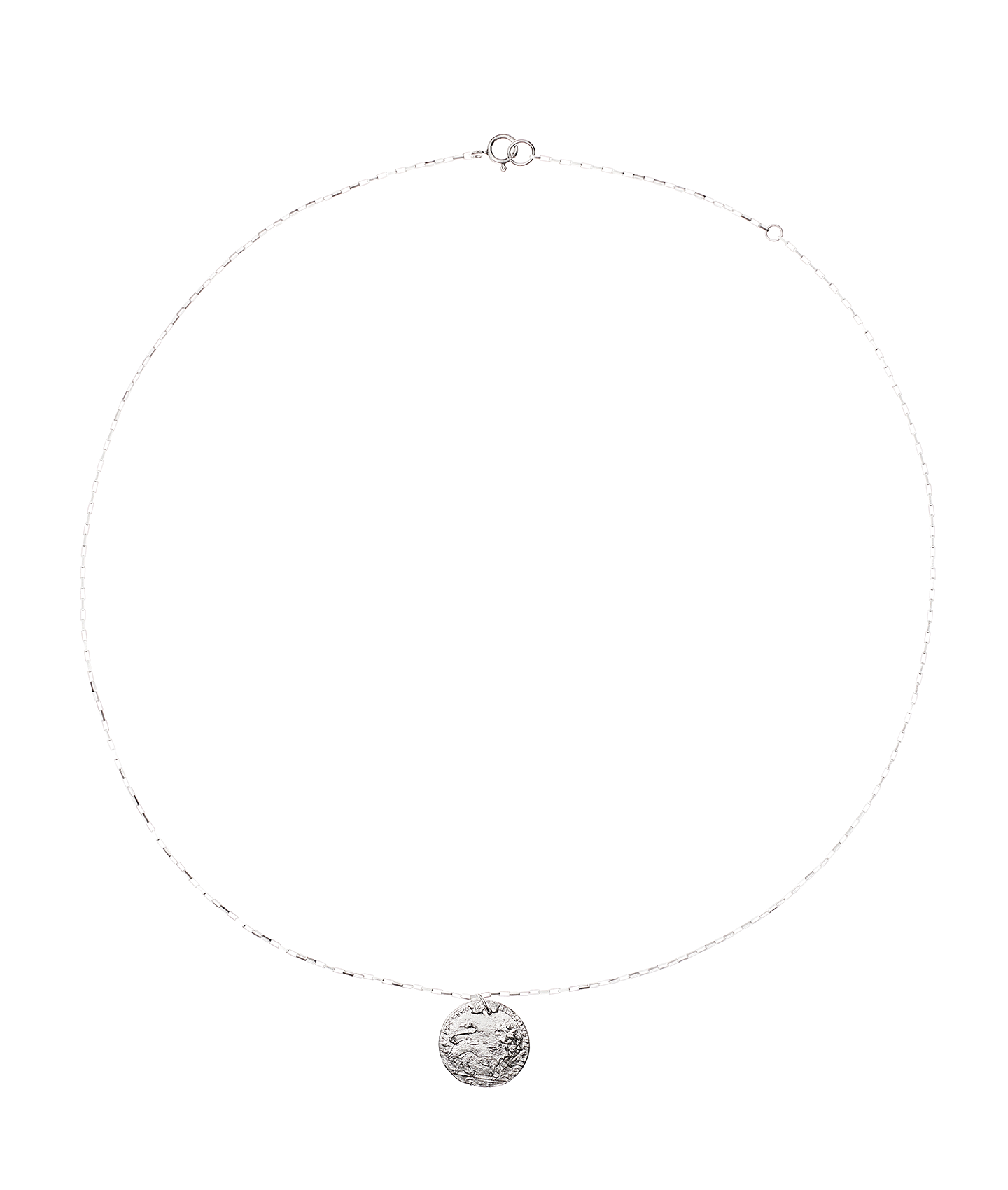 The Medium Snow Lion Medallion // Box Chain