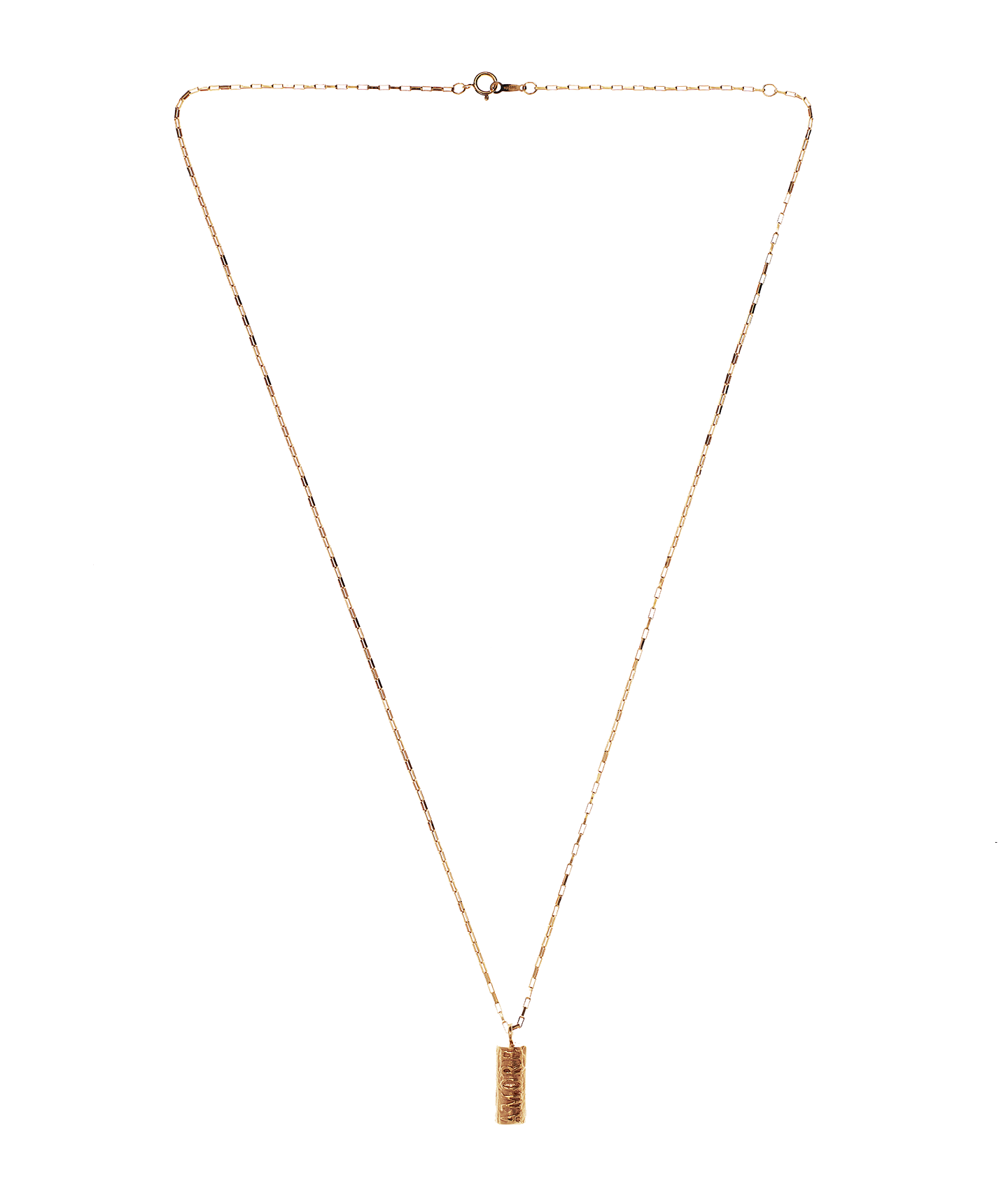 Alighieri Box Chain Amore Pendant Necklace