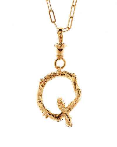 The Alphabet Letter 'Q' Necklace