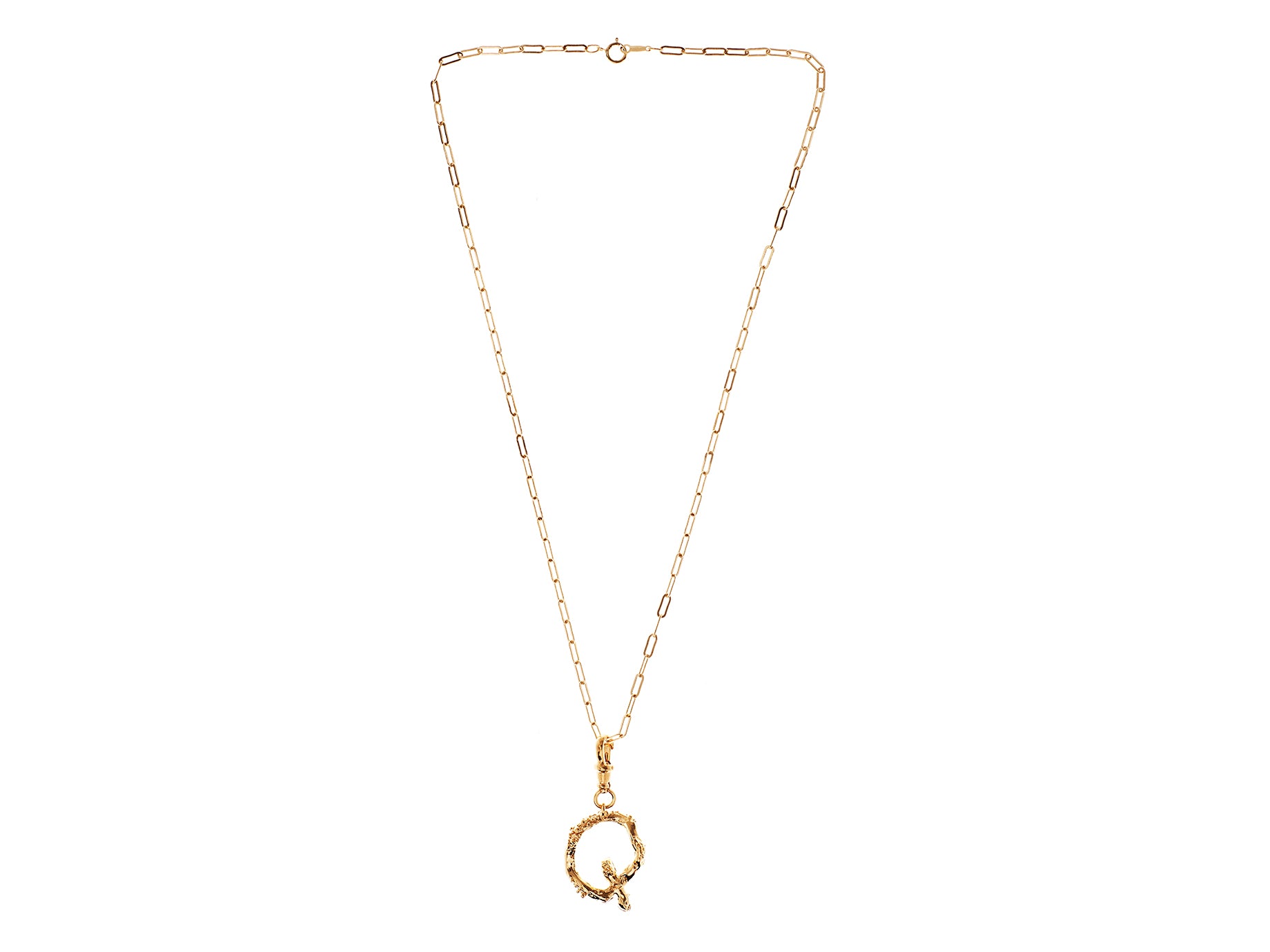 The Alphabet Letter 'Q' Necklace