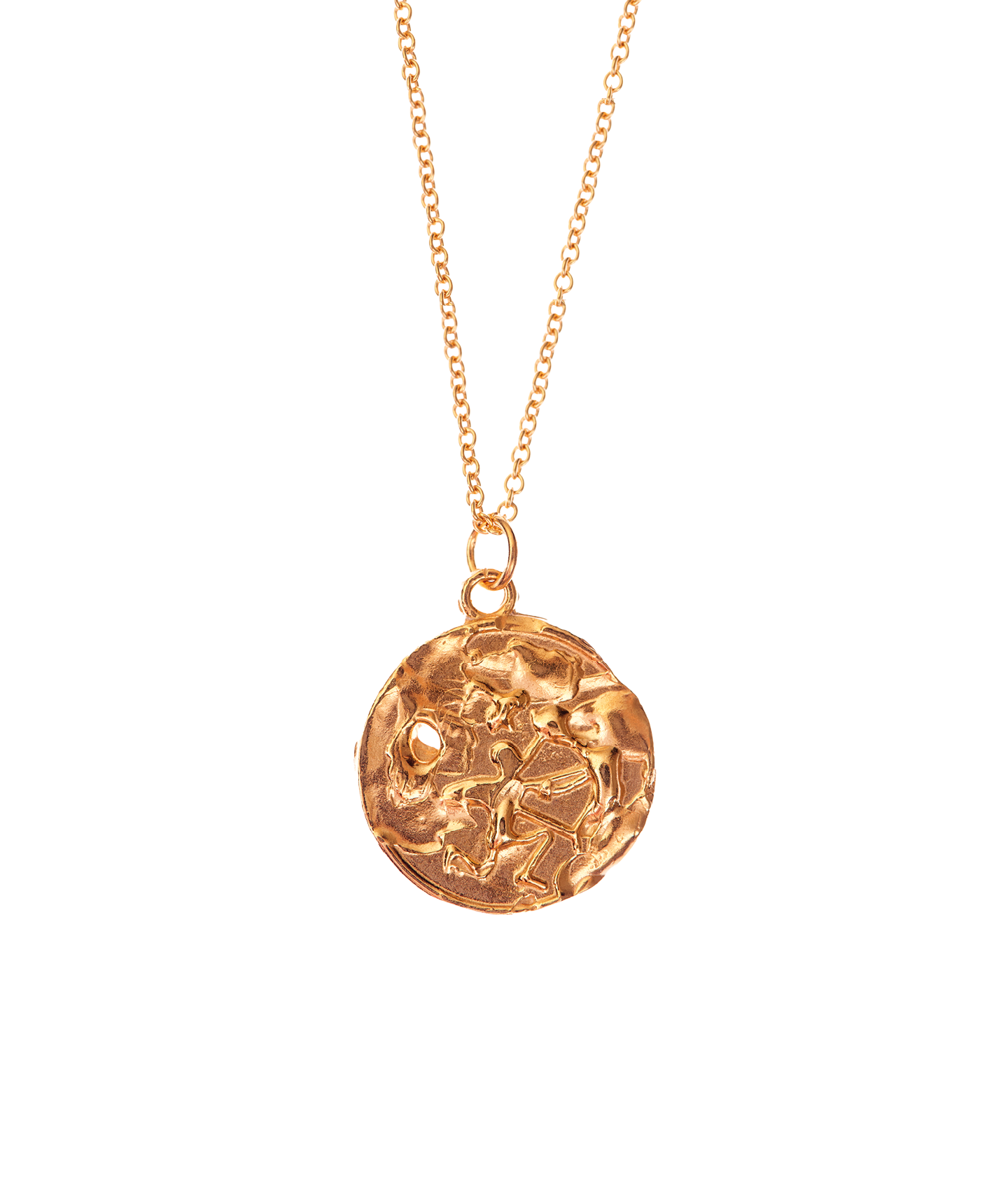 Alighieri Sagittarius zodiac Medallion necklace
