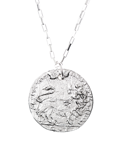 The Snow Lion Medallion // Box Chain