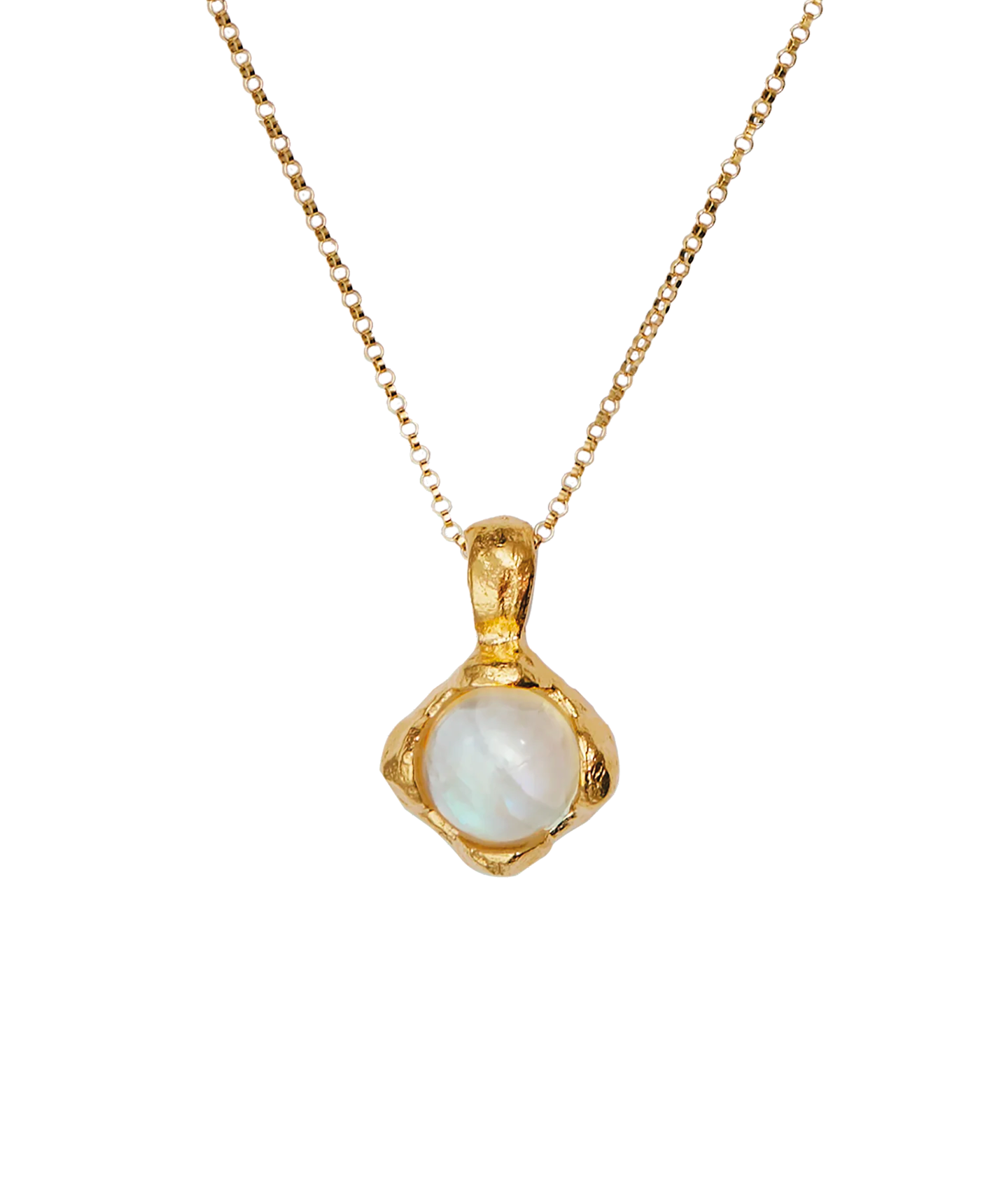 Moonstone discount gold pendant