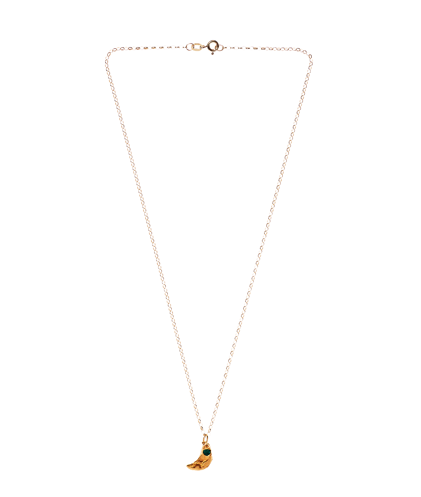 The Faint Moonlight Necklace // Emerald
