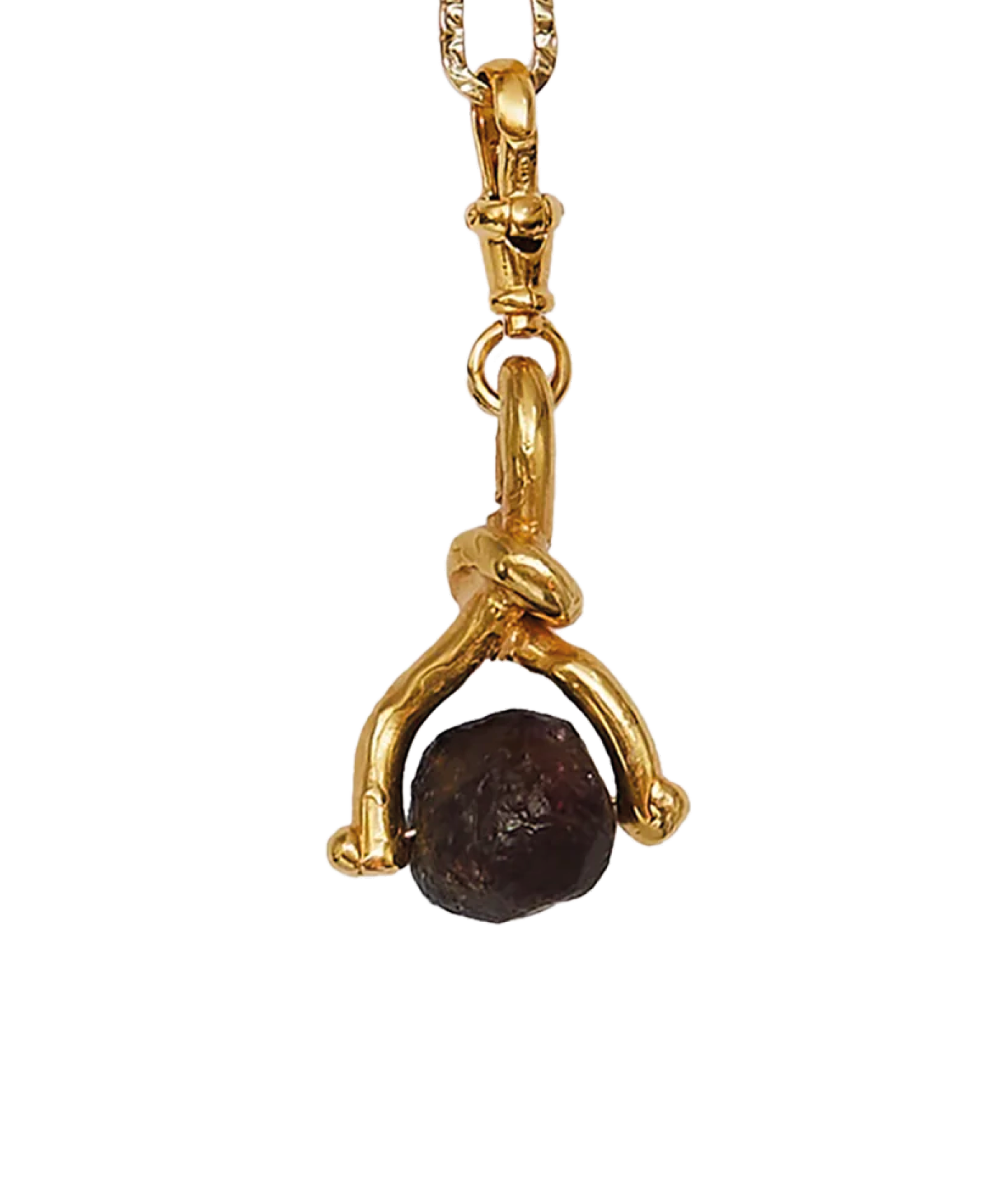 The Raindrop of Fire Garnet Choker