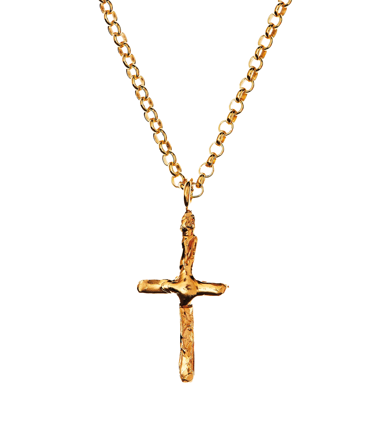 alighieri men's jewellery cross talisman necklace chain
