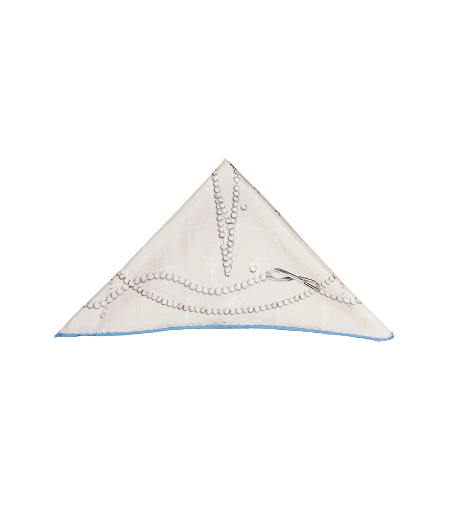 The Travelling Pearl Silk Pocket Square