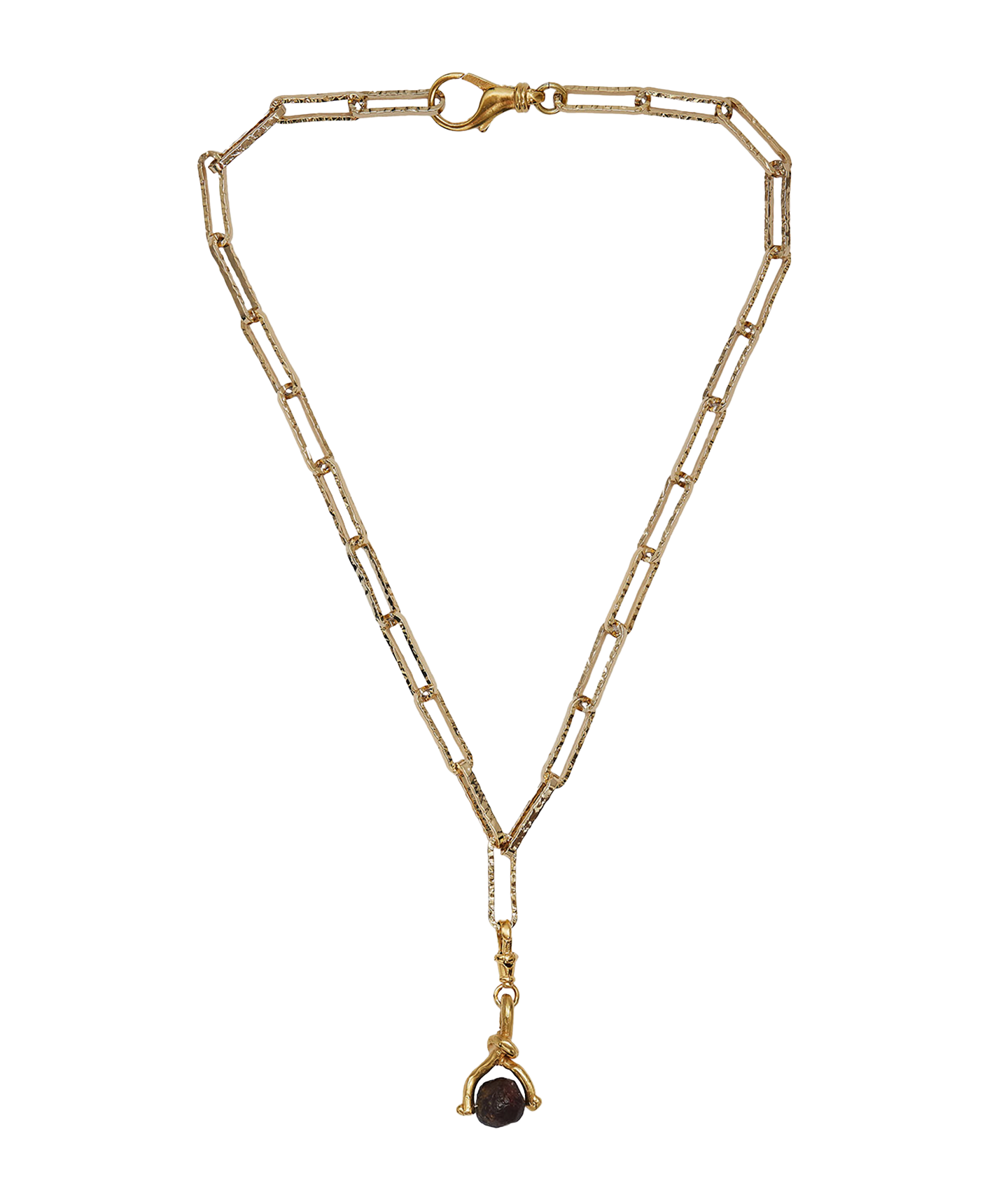 The Raindrop of Fire Garnet Choker