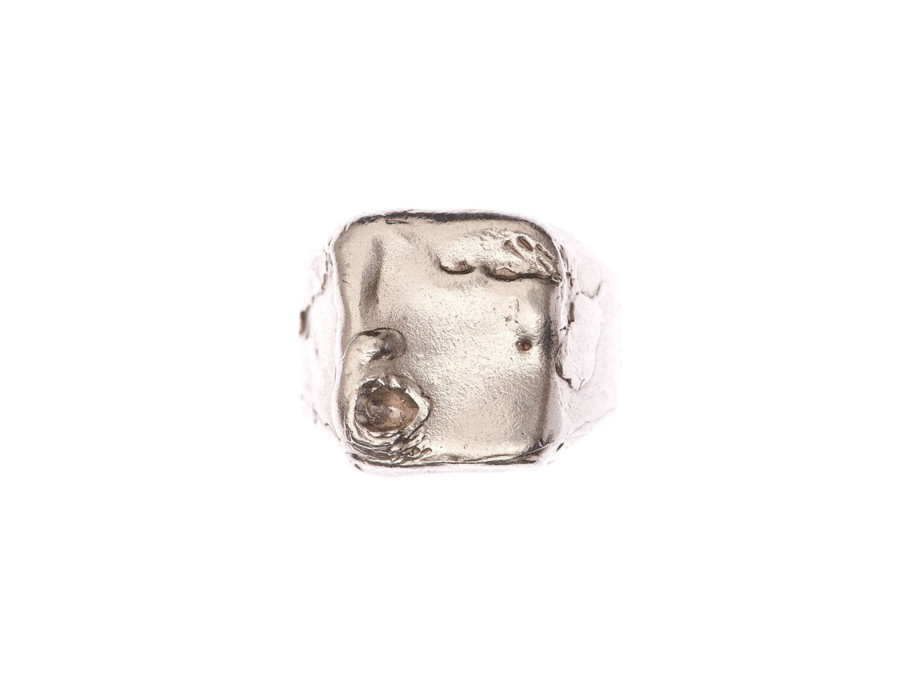 Recycled Sterling Silver, The Lost Dreamer Ring, Unusual Chunky Ring, Statement, Alighieri Jewellery, sustainable